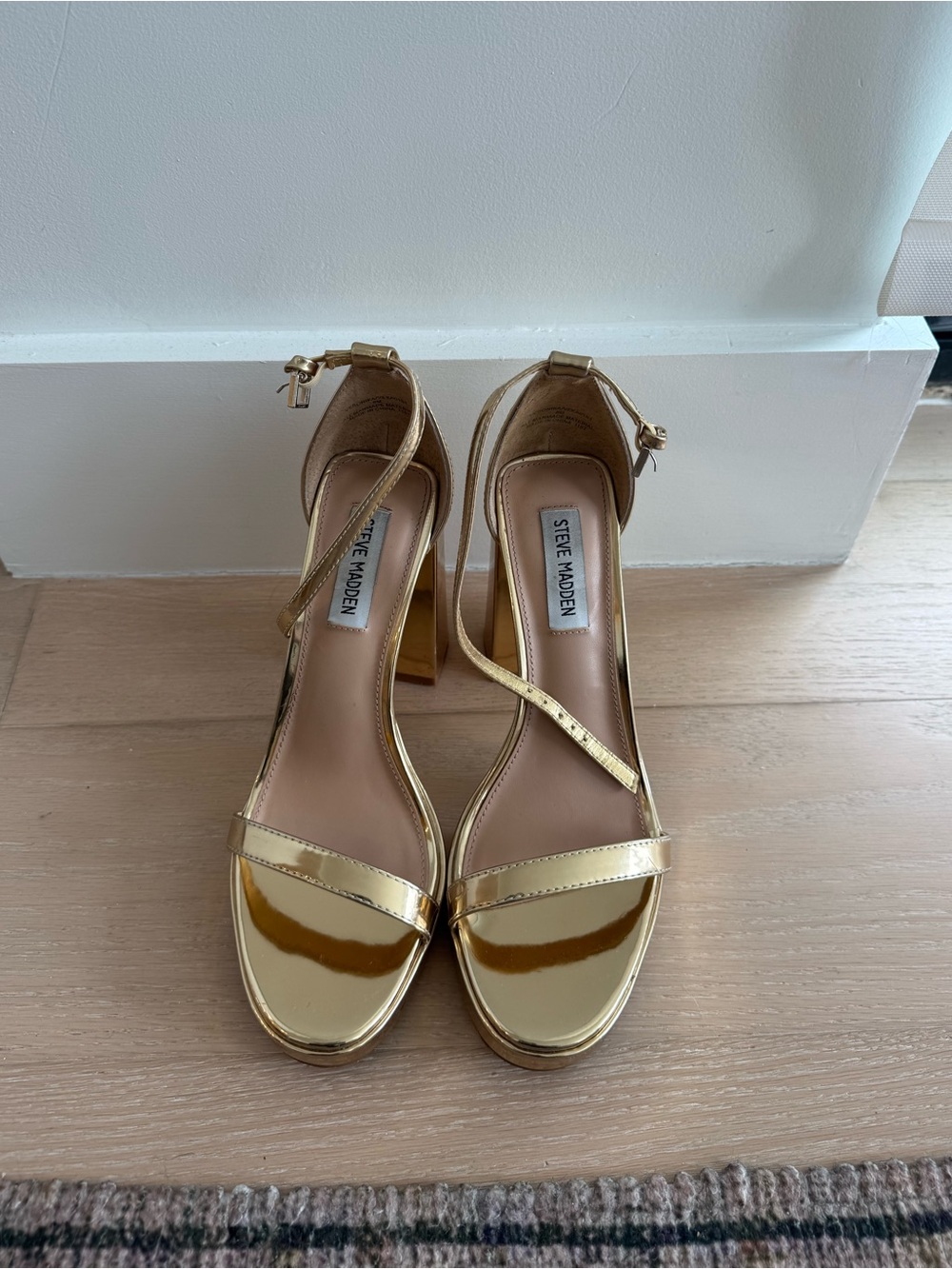 Steve Madden Veronika Gold Heels